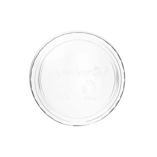 VEGWARE PORTION POT LID PLA (FITS 2/4OZ POT) (1X2000)