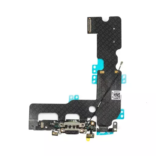 Charging Port Flex Cable (Black) (CERTIFIED - Aftermarket) - For iPhone 7 Plus