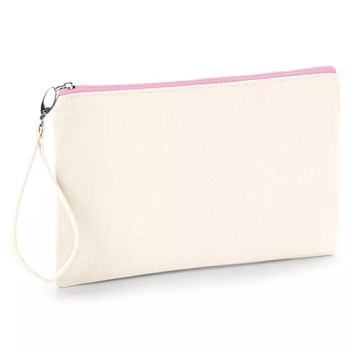 Canvas Wristlet Pouch