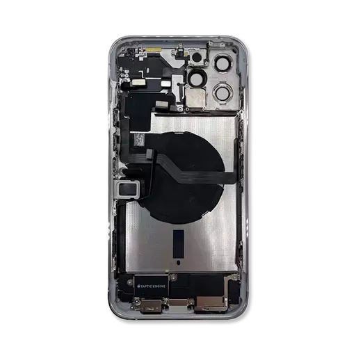 Back Housing With Internal Parts (RECLAIMED) (Grade C) (Silver) (No CE Mark) - For iPhone 12 Pro Max