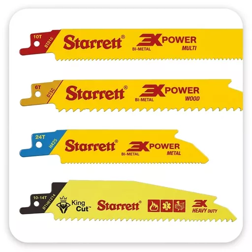 Starrett Reciprocating Saw Blades