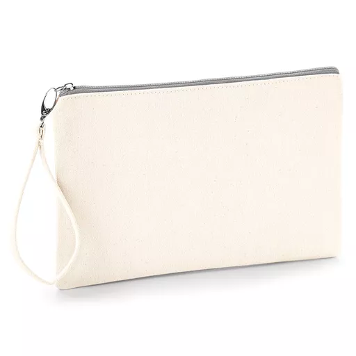 Canvas Wristlet Pouch