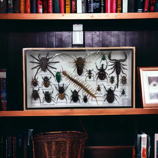 Set of Exotic Insects in Frame