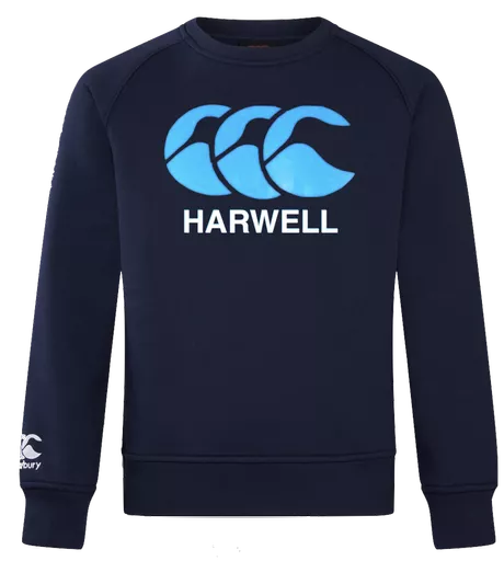 HarwellRFC_CCCLogoSweatshirt_NavyWithSkyBlueLogo