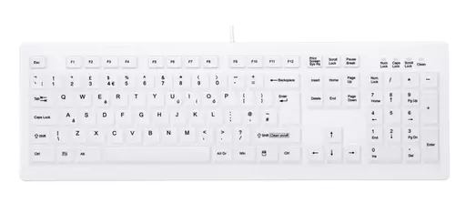 CHERRY AK-C8100F-U1-W/UK keyboard USB QWERTY UK English White