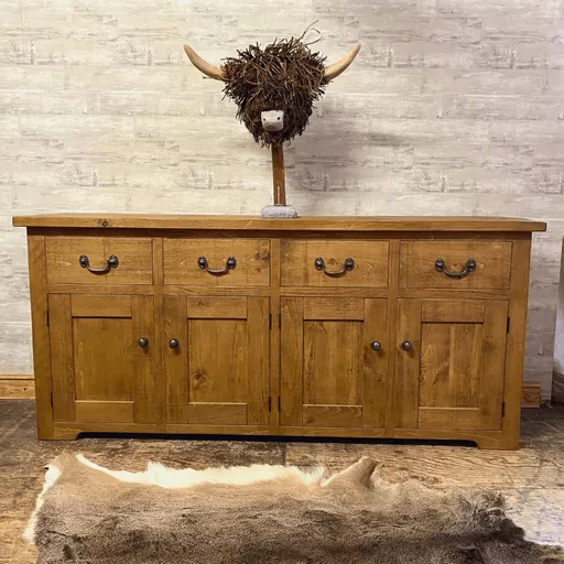 Wingfield Plank Waxed 4 Door Sideboard