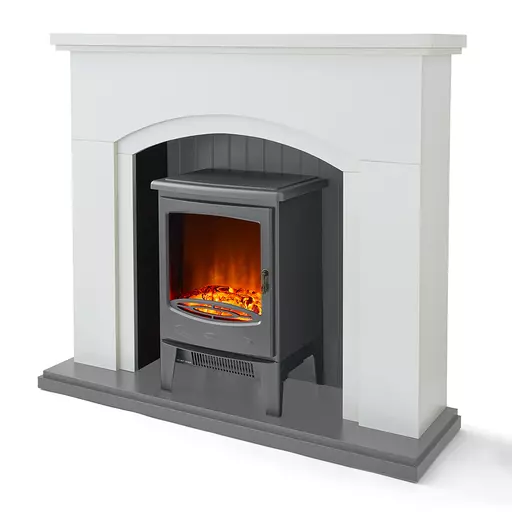 1.8KW Newcastle Arch Front Fireplace Suite