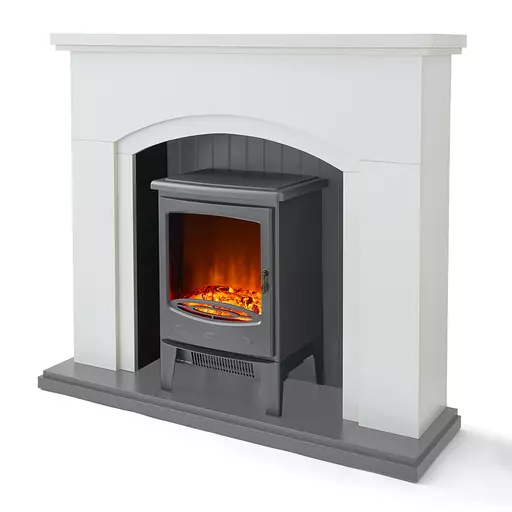1.8KW Newcastle Arch Front Fireplace Suite | Fire Place | Warmlite Products