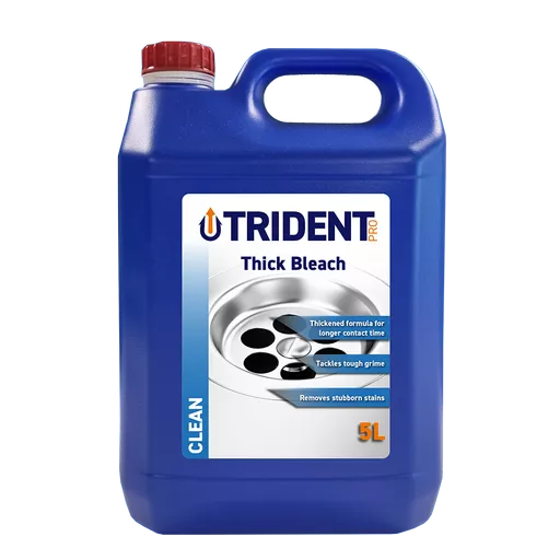 Trident Pro Thick Bleach, 5L Bottle