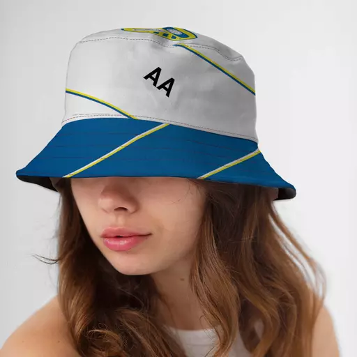 Leeds United FC Initials Bucket Hat