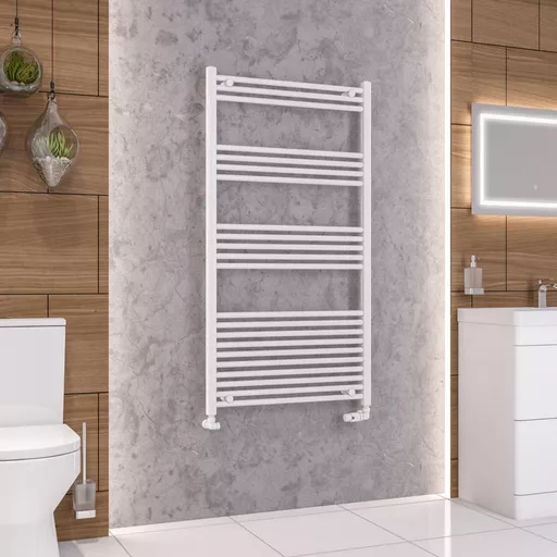 Wendover Straight Multirail 1400 x 750 Gloss White