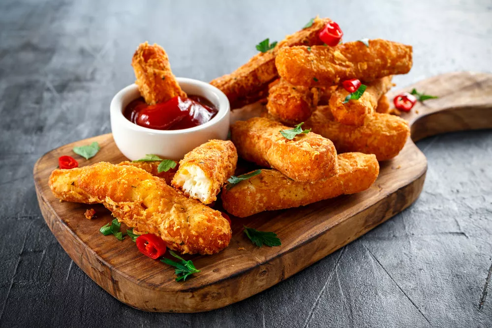 Air fryer halloumi fries