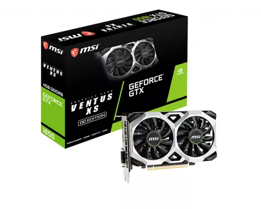 MSI VENTUS GTX 1650 D6 XS OC NVIDIA GeForce GTX 1650 4 GB GDDR6