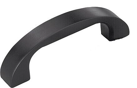 Pull Handle. Aluminium. 120mm Hole Centres. M6 Threads. Black.