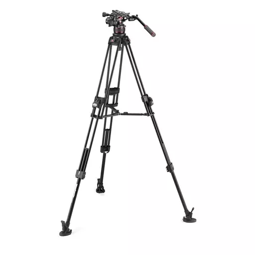 Manfrotto Nitrotech 612 series with 645 Fast Twin Alu Tripod