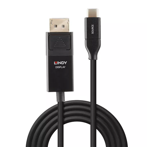 Lindy 3m USB Type C to DP Adapter Cable with HDR