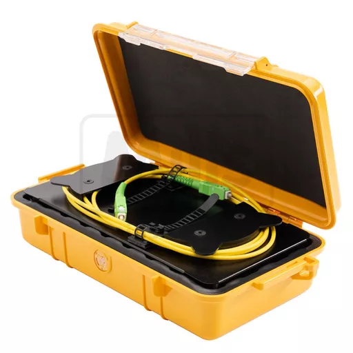 Singlemode OS2 OTDR Fibre Launch Box / Exit Fibre 2.2km with Armoured Tails