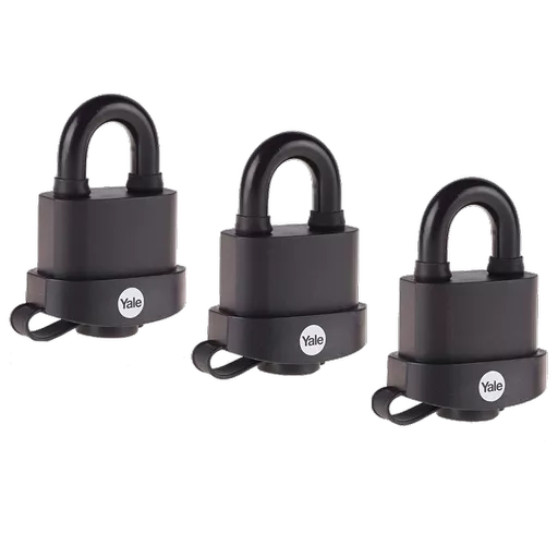 YALE Y220B High Security Open Shackle Weatherproof Padlock