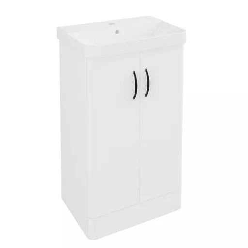 Cavone II 50CM 2 Door Basin Vanity Unit - White