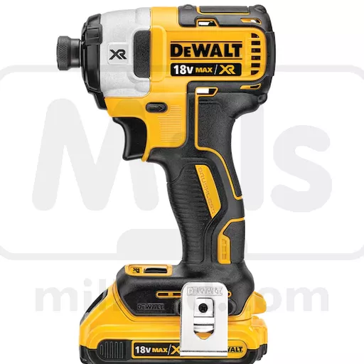 DeWALT 18V XR Brushless Impact Driver Kit c/w 2x 2Ah Batteries + Charger