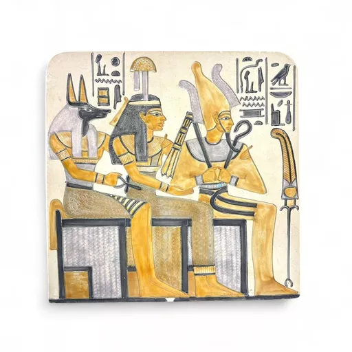 Hand Carved Egyptian Plaque