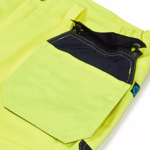 SYH-401-System-Hi-Vis-Yellow-Navy-Eco-Stretch-Removable-Holster-Trousers-Detail With Segmented Tape.png
