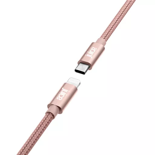 Juice JUI-CABLE-LIGHT-TYPEC-2M-BRD-ECO-RGD lightning cable Rose gold