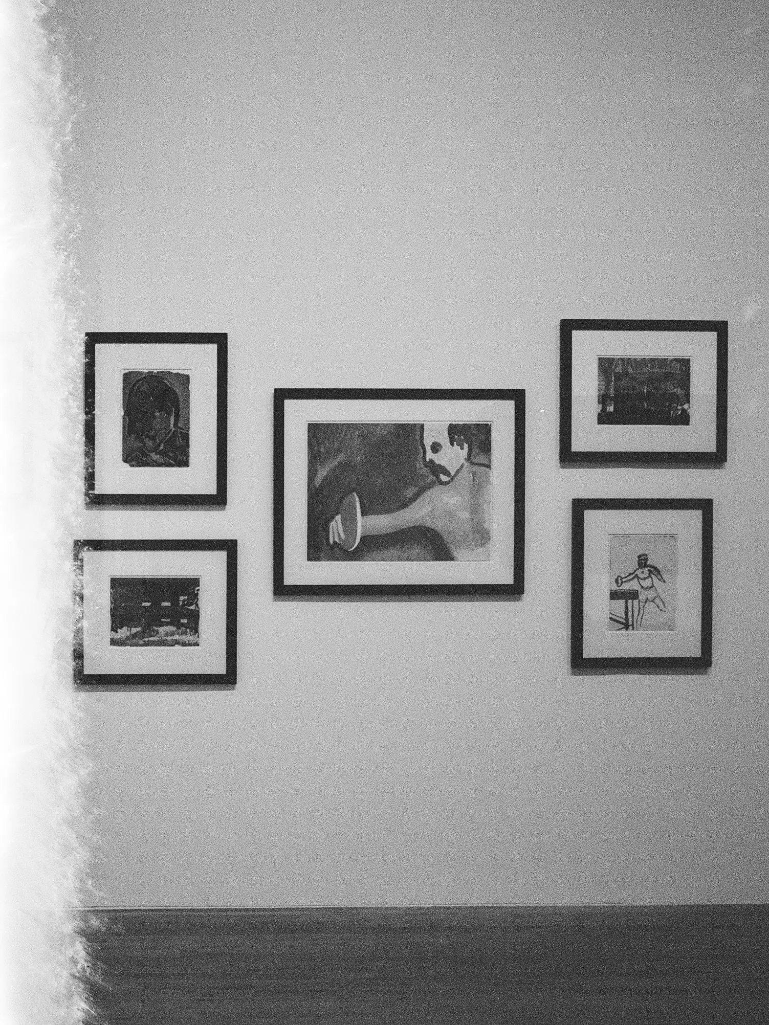 Framed artwork on a wall in Tate Modern, London