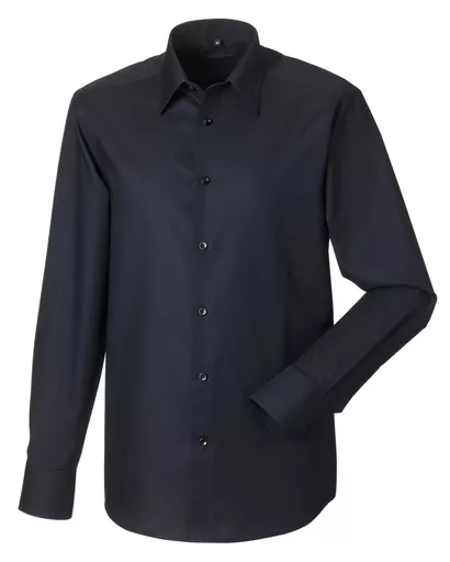 Men's Long Sleeve Easy Care Tailored Oxford Shirt