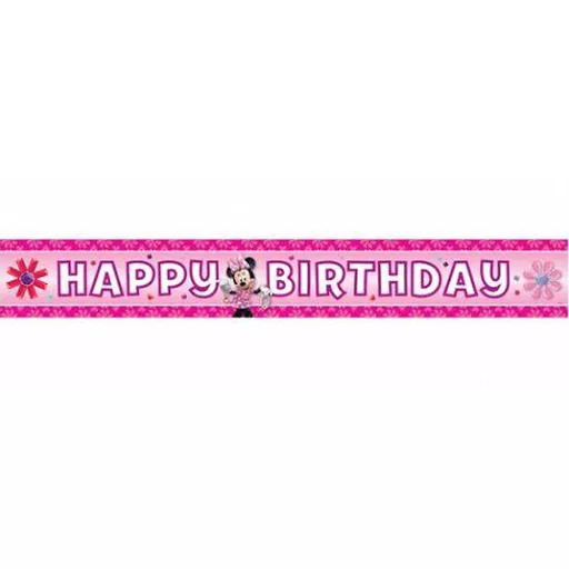 Minnie Mouse Foil Banner