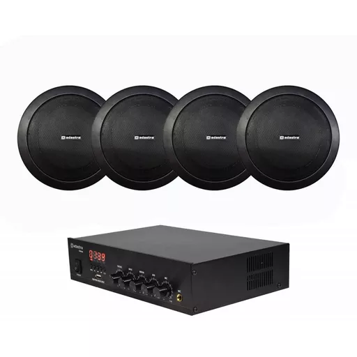 Adastra Smart Background Music System Pack - Black