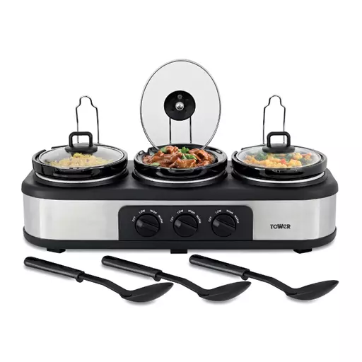 Three Pot Slow Cooker