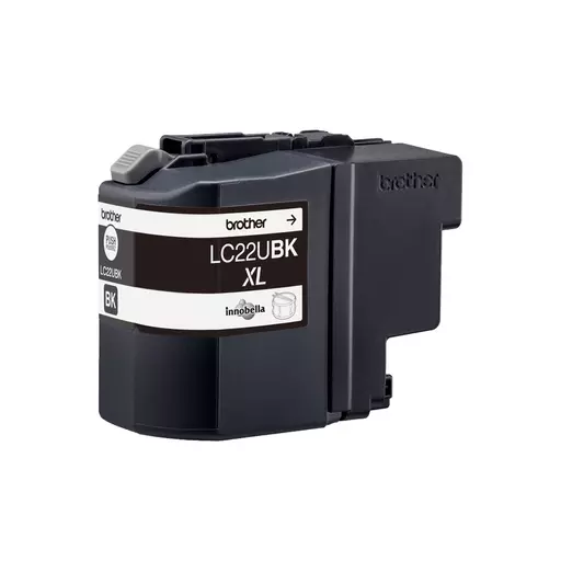 Brother LC-22UBK Ink cartridge black XL, 2.4K pages ISO/IEC 24711 for Brother DCP-J 785