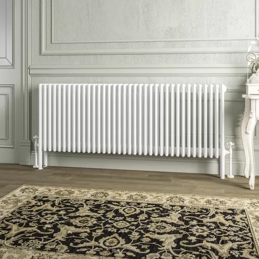 Imperia 4 Column Radiator 600 x 1640mm Gloss White