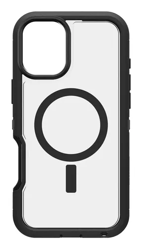 OtterBox Defender Series XT - Back cover for mobile phone - rugged - MagSafe compatibility - plastic - dark side (clear / black) - for Apple iPhone 16 Plus