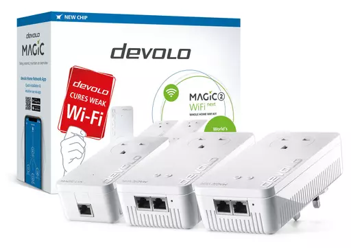 Devolo Magic 2 WiFi next 2400 Mbit/s Ethernet LAN Wi-Fi White