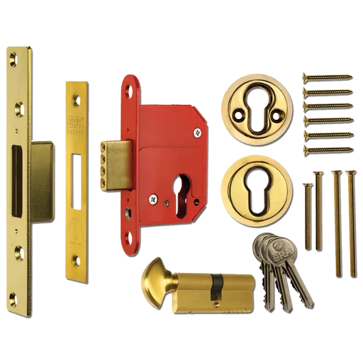 ERA 233 Fortress BS Euro Keyless Egress Key & Turn Deadlock With Cylinder
