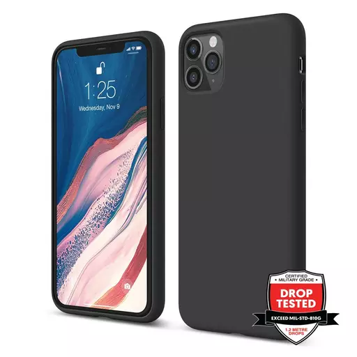 Silicone for iPhone 11 Pro Max - Black