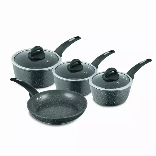 4 Piece Cerastone Cookware Set Graphite