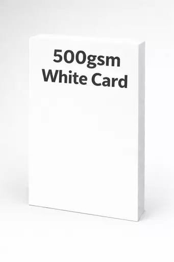500gsm Smooth White A4 Craft Card / Heavy Cardstock