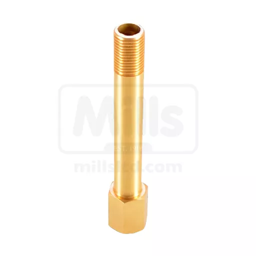 Male to Female Brass BSP Thread Extension Pipe 1/4