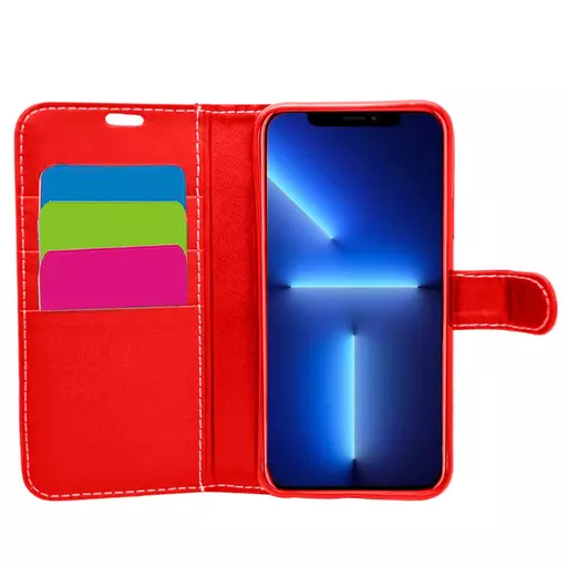 Wallet for iPhone 14 Pro Max - Red