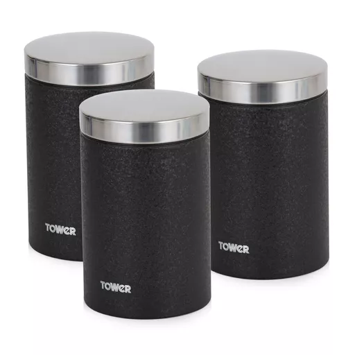 Ice Diamond Set of 3 Canisters