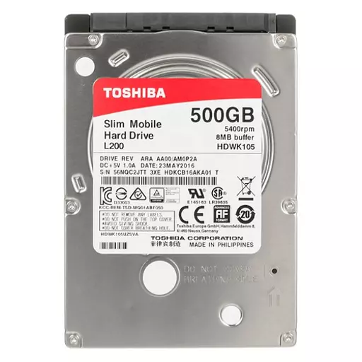 Toshiba L200 500GB 2.5" Serial ATA III