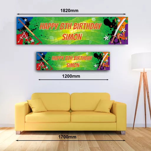 Personalised Banner - Turtles Banner