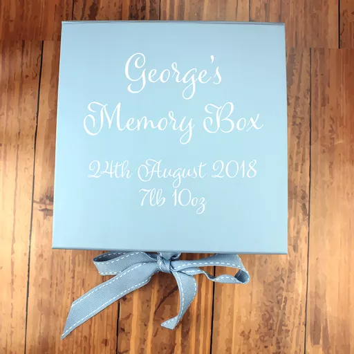 Baby Blue Memory Box