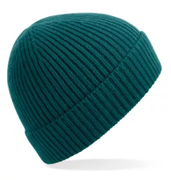 Engineered Knit Ribbed Beanie