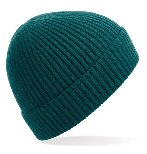 Engineered Knit Ribbed Beanie