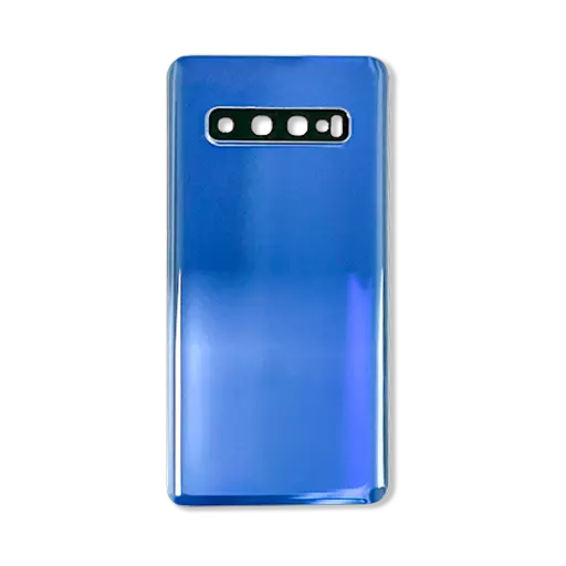 Back Cover (CERTIFIED - Aftermarket) (Prism Blue) (No Logo) - For Galaxy S10 (G973)