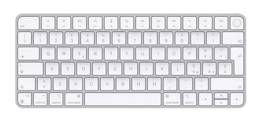 Apple Magic keyboard USB + Bluetooth Italian Aluminium, White